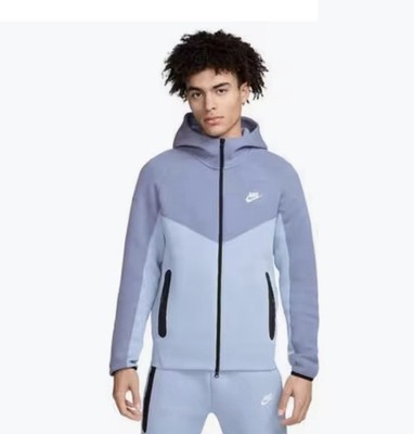 Nike Tech Fleece Sweatshirt Blue Armory Gr. M 
