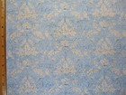 Blue Porcelain Vintage Look Print cotton fabric By The Yard Bty