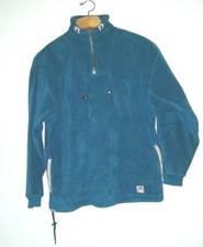 Warm Green HABITAT Fleece Pullover Jacket Size XL Tag'd Medium CK Measurements