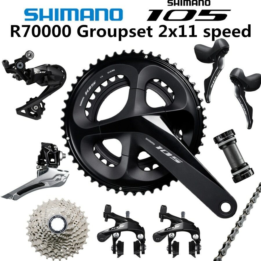 Shimano 105 R7000 2x11 Road Bike Groupset 50-34/52-36/53-39