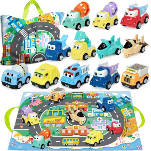 Baby Truck Car Toys with Playmat/Storage Bag Baby Toys 12-18 Months|Toys for ...