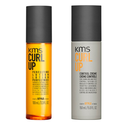 KMS Curlup Control Creme 150ml + Perfecting Lotion 100ml