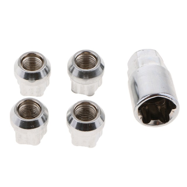 Antitheft Nuts M12X1.5 Wheel Lock Nuts Silver Nuts Fit for Toyota,Honda,KIA eBay