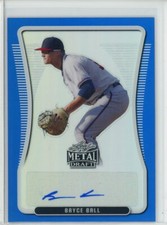 2020 Leaf Metal Draft #BA-BB3 Bryce Ball Blue Refractor Auto /35