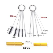 11pcs/set Airbrush Cleaning Needle  Brush Accessories Kit for Spray Gun Cleaner