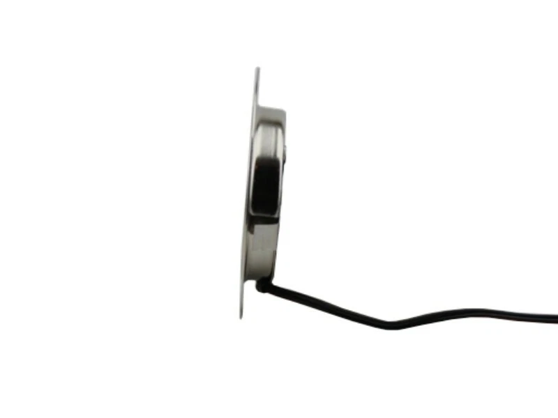 LED Einbauleuchte 12V 3W flach 10mm Einbautiefe Strahler Edelstahl warmweiss - Bild 2 von 4