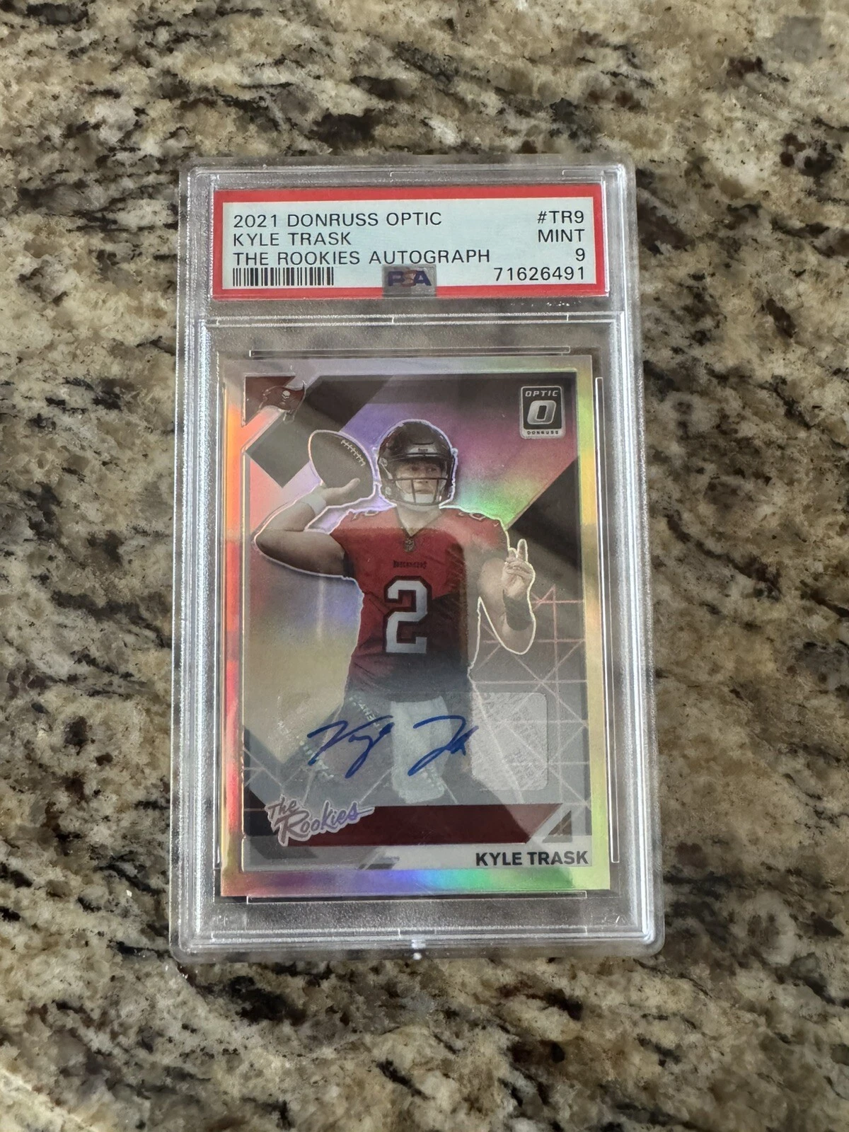 Kyle Trask Panini Donruss Optic the Rookies Autographs #TR9 Base