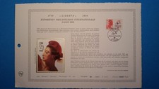France Document Artistic Yvert 2461 Freedom Bicentennial Dijon 1987 L535