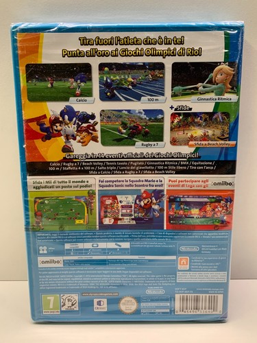 MARIO & SONIC AI GIOCHI OLIMPICI DI RIO 2016 - NINTENDO WIIU NUOVO SIGILLATO PAL - Picture 2 of 7