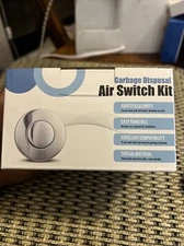 CLEESINK GARBAGE DISPOSAL AIR SWITCH KIT BLACK PLASTIC BUTTON