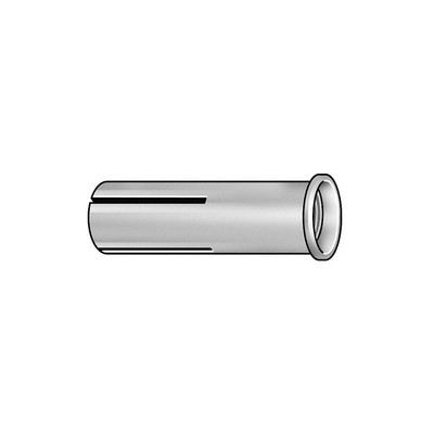 RED HEAD RM-34 Drop-In Anchor,1 1/4 in Dia,Steel,PK25 3A496
