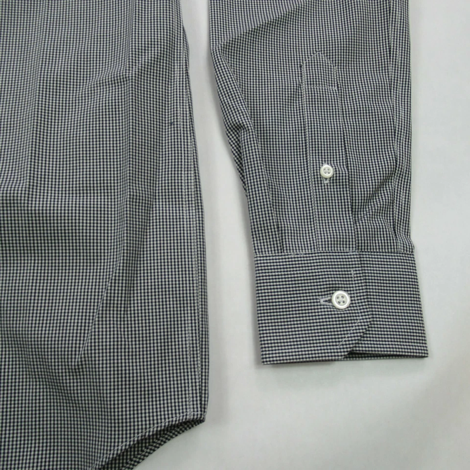 Jos. A Bank Shirt Mens Button Front Stripes Checks Custom Long Sleeve Large - Image 2 of 4