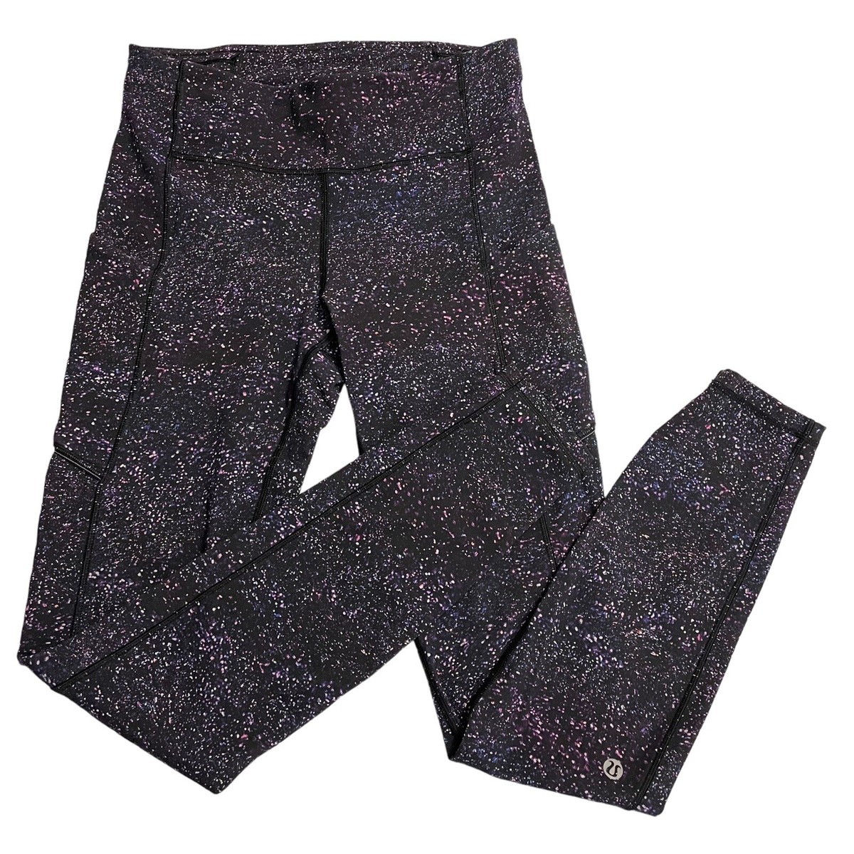 Lululemon athletica wunder under Speckled Dust Galaxy Print Leggings Size 4