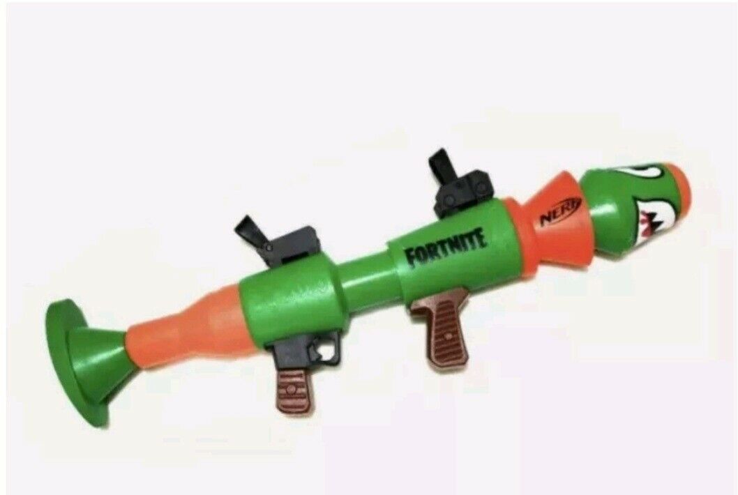 NERF Fortnite RL Blaster Foam Dart Rocket Launcher Gun no darts  630509859023