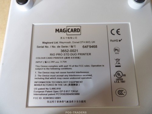 Stampante per schede Magicard Rio Pro STD Duo LAN - 905 CARTE - ERRORE DI RIC... - Afbeelding 7 van 7