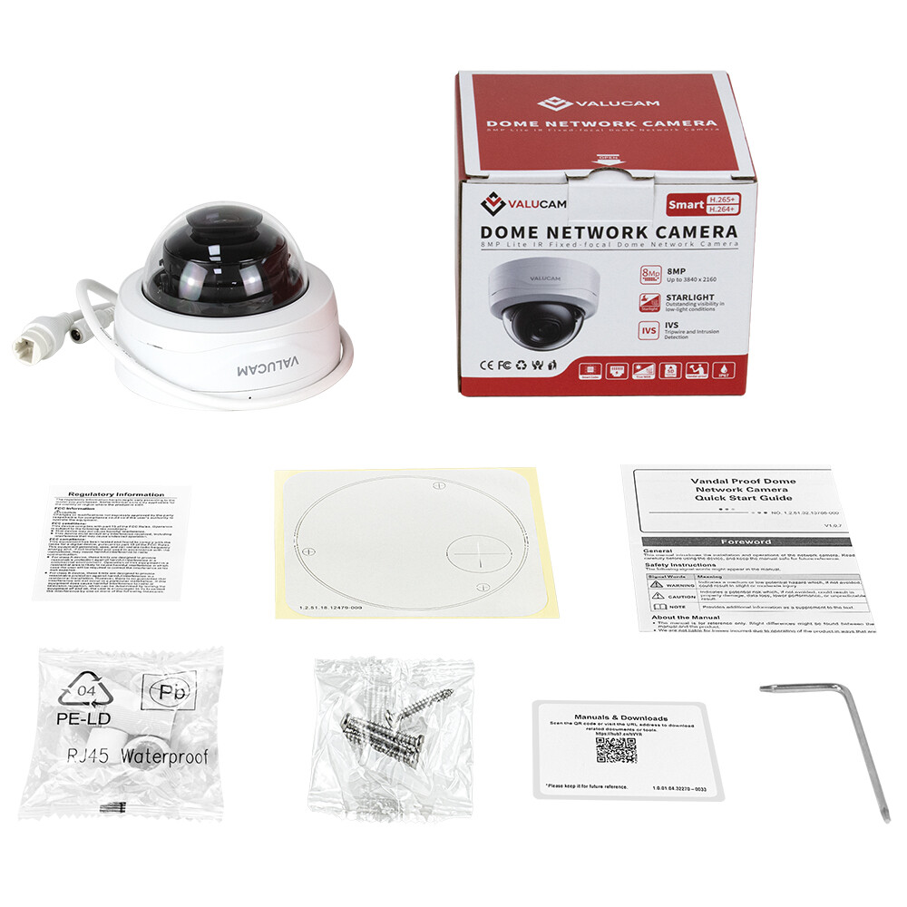 サイン DH 8Ch POE 4K Home security NVR CCTV system 8MP IR IP Camera