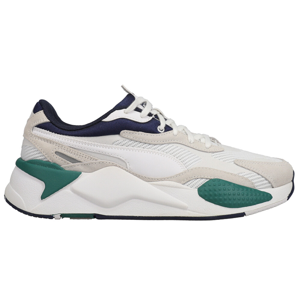 Мужские белые кроссовки Puma RsX3 из саржи Airmesh на шнуровке, повседневная обувь 36884505