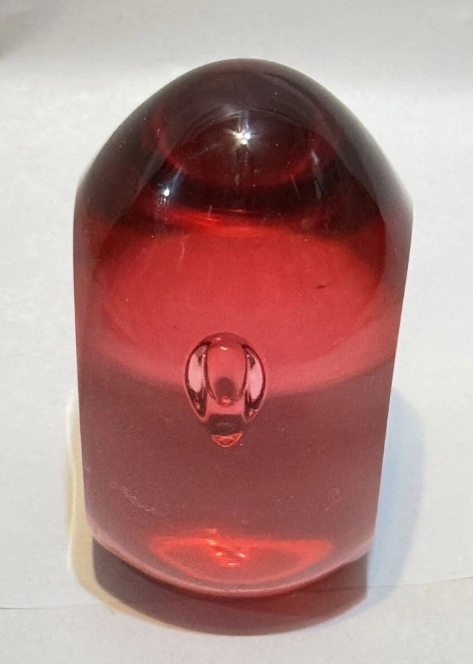 RARA Escultura Escandinava de Vidrio Mona Morales-Schildt Firmada Diseñador KostaBoda Foto 3 de 4