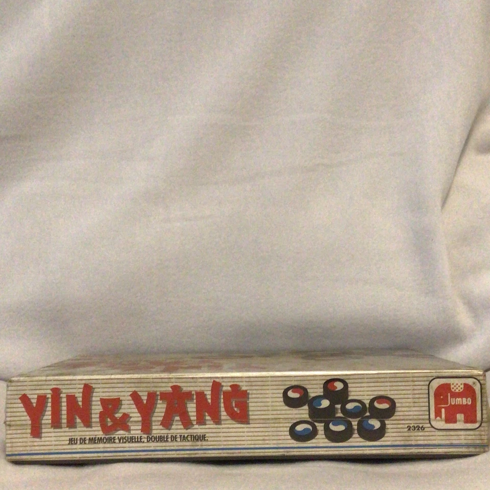 Vintage 1987 Jumbo Ying Yang Strategy Game Factory Sealed NOS French Version - Image 3 of 4