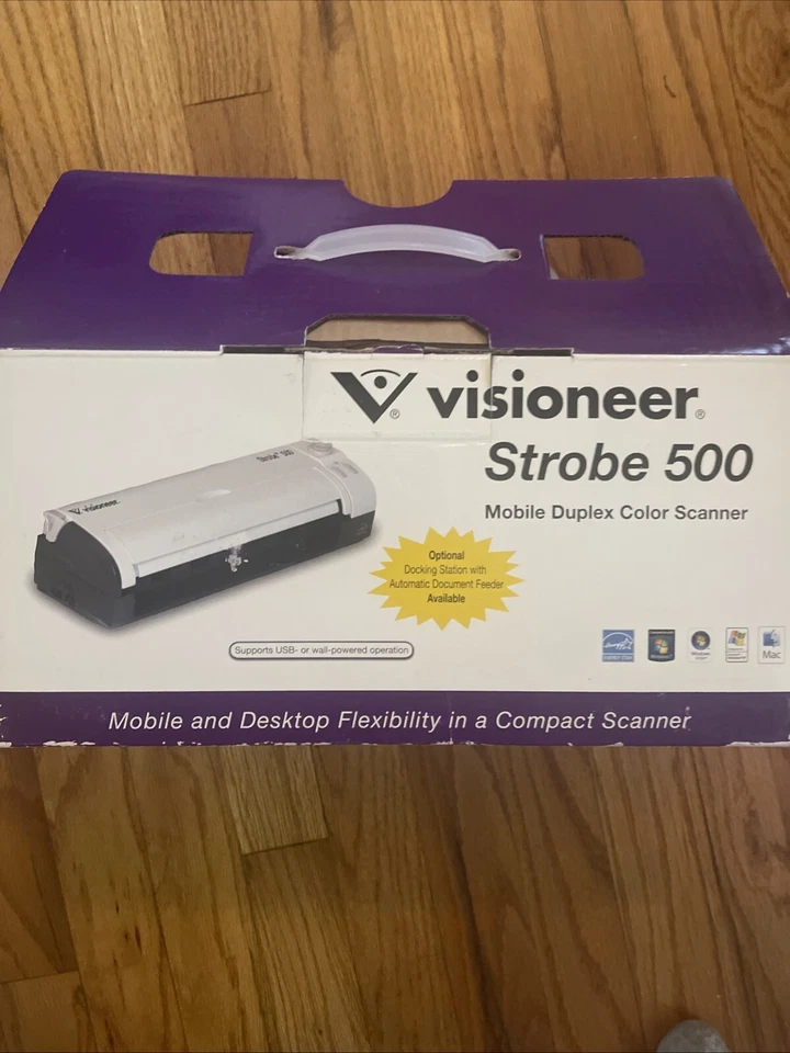 Visioneer Strobe 500 Mobile Duplex Color Scanner Docking Station MAC Or Windows - Image 4 of 4