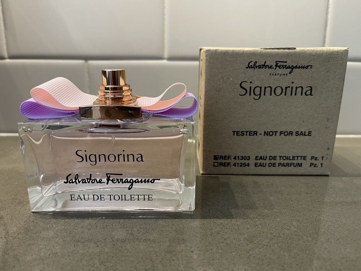 Signorina Eau De Toilette Spray (Tester) By Salvatore Ferragamo - 3.4 oz Signorina Eau De Toilette Spray (Tester) By Salvatore Ferragamo - 3.4 oz