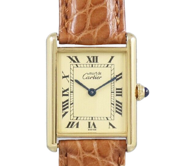 Cartier Tank - 23 mm, Gold Plated for sale | eBay Cartier Tank - 23 mm, Gold Plated for sale | eBay