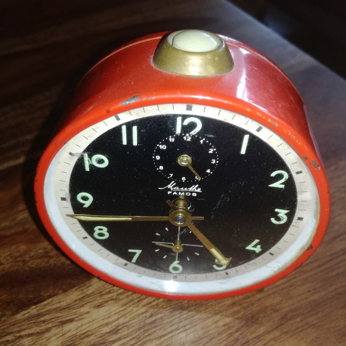 Mauthe Famos Alarm Clock Mechanical