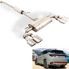 FOX Duplex Komplettanlage Hyundai Tucson NX4E kleine Batterie 1.6l je 2x115x85mm