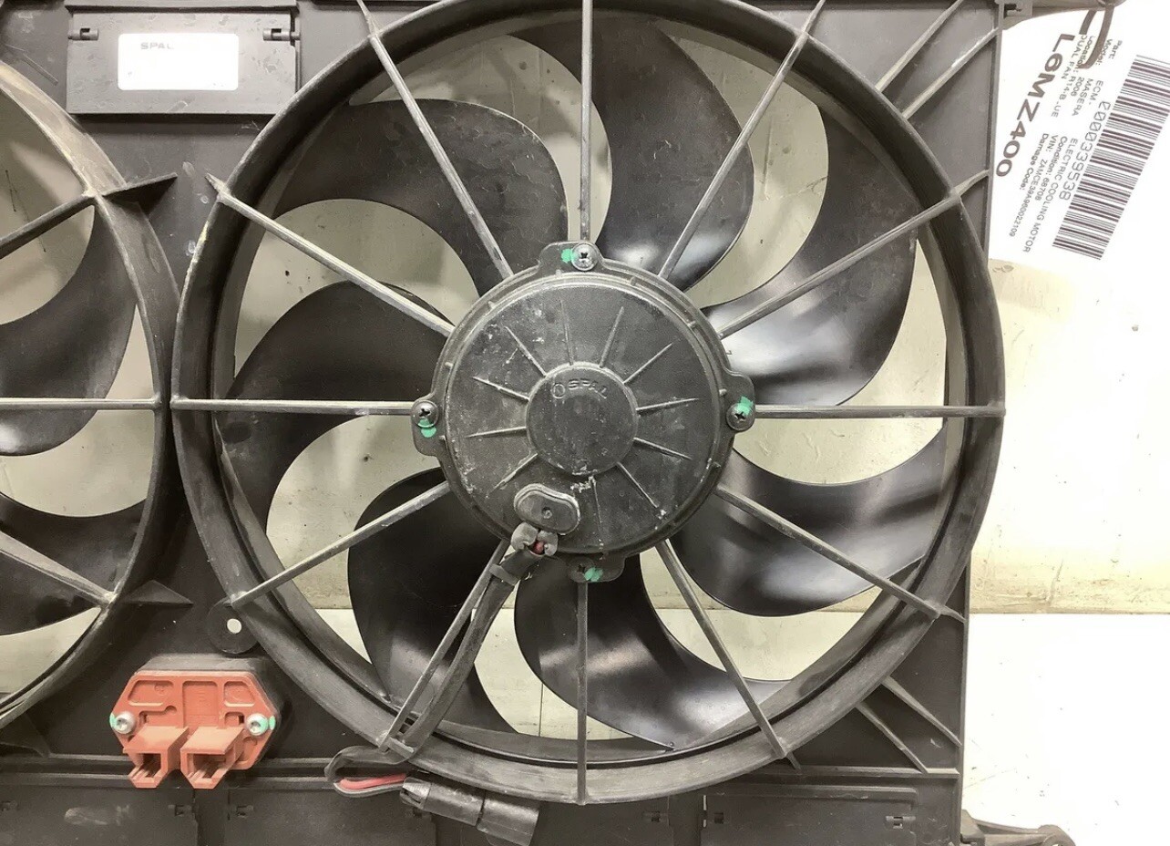 03-07 Maserati Quattroporte M139 Engine Electric Fan Cooling Motor OEM Assembly