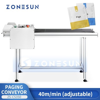 ZONESUN ZS-CS350 Automatic Paging Conveyor Machine With Coding Function