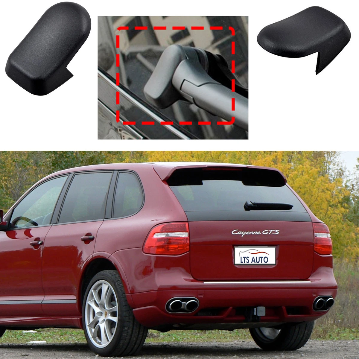 Porsche cayenne rear wiper cover deals