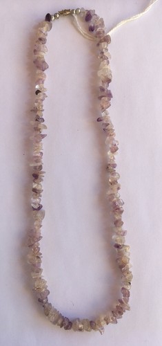 COLLIER EN FLUORITE PIERRES NATURELLES LITHOTHERAPIE TRÈS BON ETAT - Picture 1 of 6