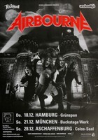 Airbourne - Running Wild, Tour 2008 | Konzertplakat | Poster