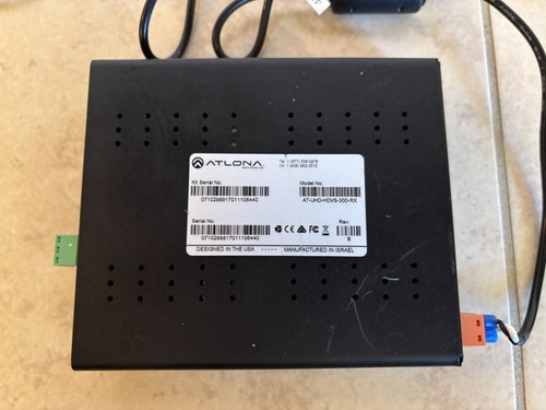 Atlona UHD-HDVS-300-RX HDMI Receiver with 48V Power Supply - Tested & Working - Picture 6 of 8