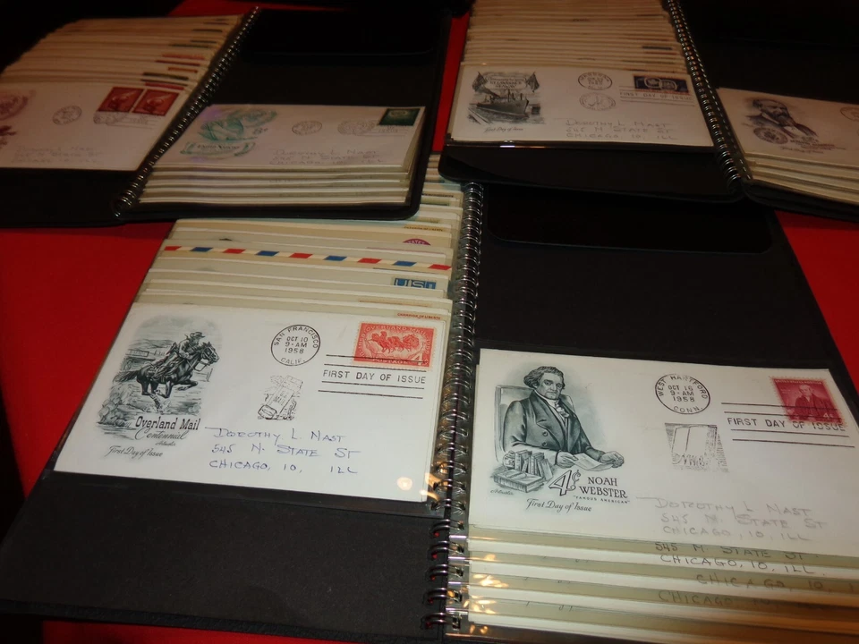 LIQUIDATION 140 ANTIQUE FIRST DAY COVERS 1951 - 1963 UNIQUE SET GREAT DEAL # 410 - Image 2 of 4