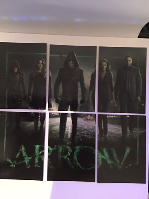 Arrow Staffel 3 - ''''Teampfeil'''' 6 Karten Puzzle Jagd Set #Z1-Z6