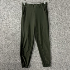 Athleta Women's Size 4 Dark Green Polyester Brooklyn Jogger Pants