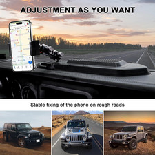 Car Phone Mount Compatible with 2018 2019 2020 2021 2022 2023 Jeep Wrangler JL