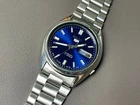 Vintage Seiko 5 Automatic 7009-3041 Blue Dial 37mm Men's Watch