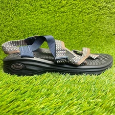 Chaco Z/Volv 2 Mens Size 8 Brown Blue Beach Walking Outdoor Strappy Sandals