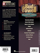 Bud Powell Book and CD Flute, Violin, Guitar, Clarinet, Trumpet, Saxophone, Trom
