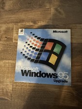 Vintage Microsoft Windows 95 Operating System Upgrade CD-ROM With CD Key