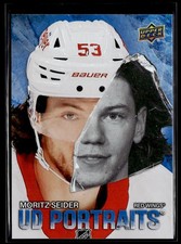 2025-26 Upper Deck Series 1 UD Portraits #P-19 Moritz Seider
