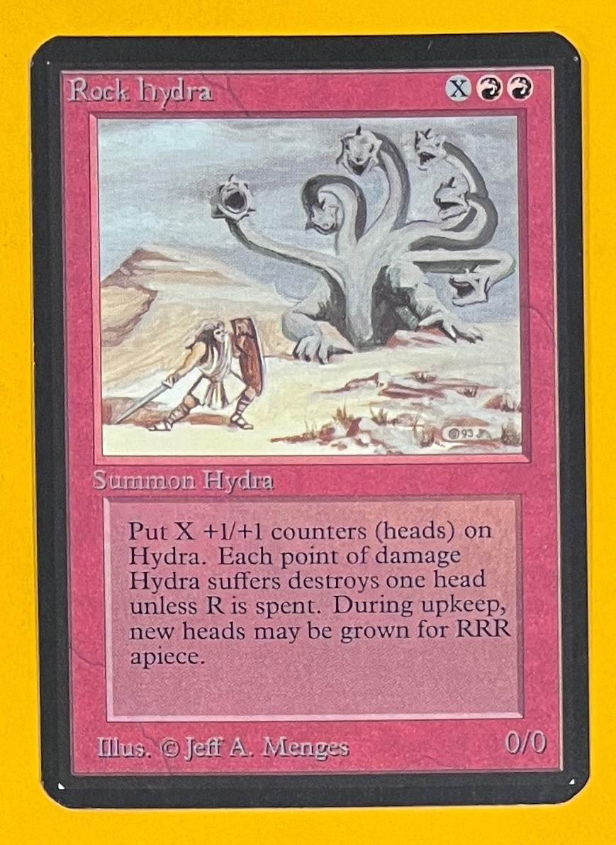 MTG ROCK HYDRA Alpha (OldManMTG 013-421)