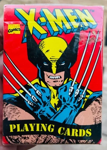 Vintage 1993 Comics X-Men Playing Cards Deck Marvel Wolverine - Sealed