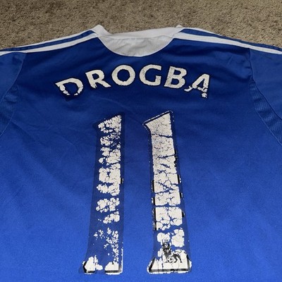 Didier Drogba #11 Chelsea FC Jersey Mens Small Adidas Premier