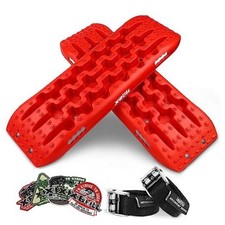 New Recovery Traction Tracks Tire Ladder for Sand Snow Mud 4WD Red
