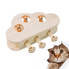 Juguete interactivo de madera para gatos…