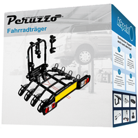Peruzzo FahrradträGer Parma 4 Black FüR AnhäNgerkupplung NEU