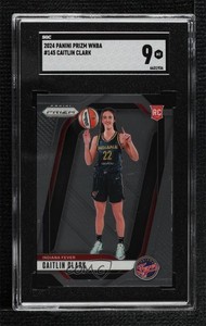 2024 Panini Prizm WNBA Caitlin Clark #145 SGC 9 MINT Rookie RC